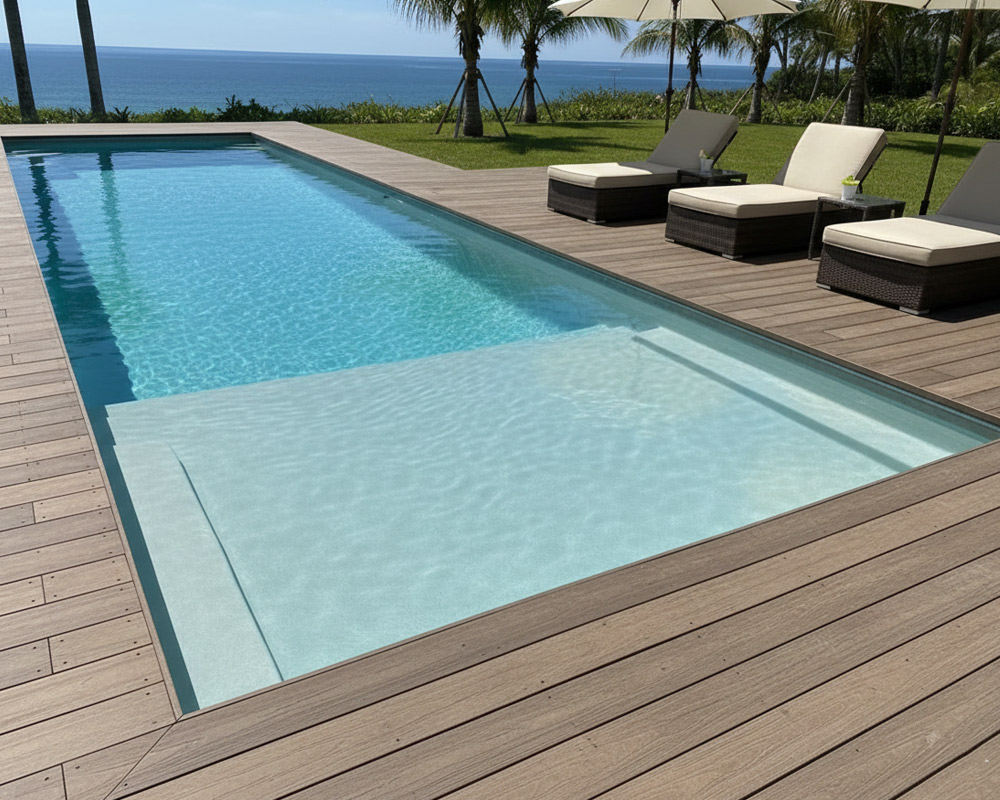 colombian beach fiberglass pool for sale