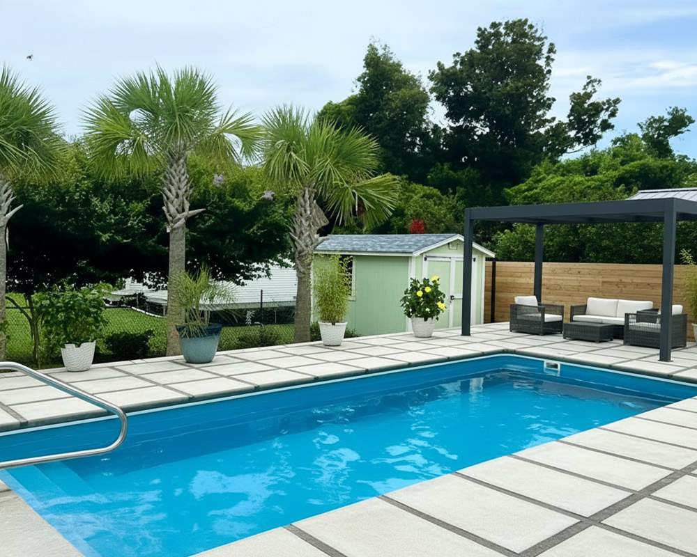 colombian fiberglass pool for sale