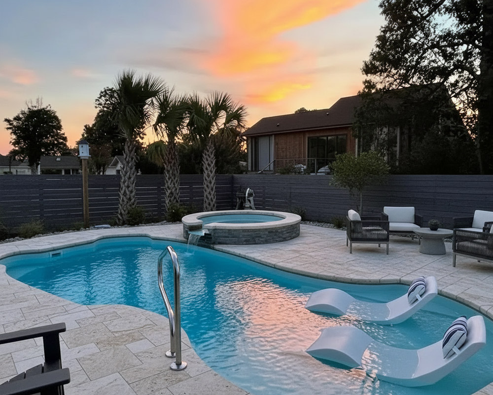 costa beach fiberglass pool for sale