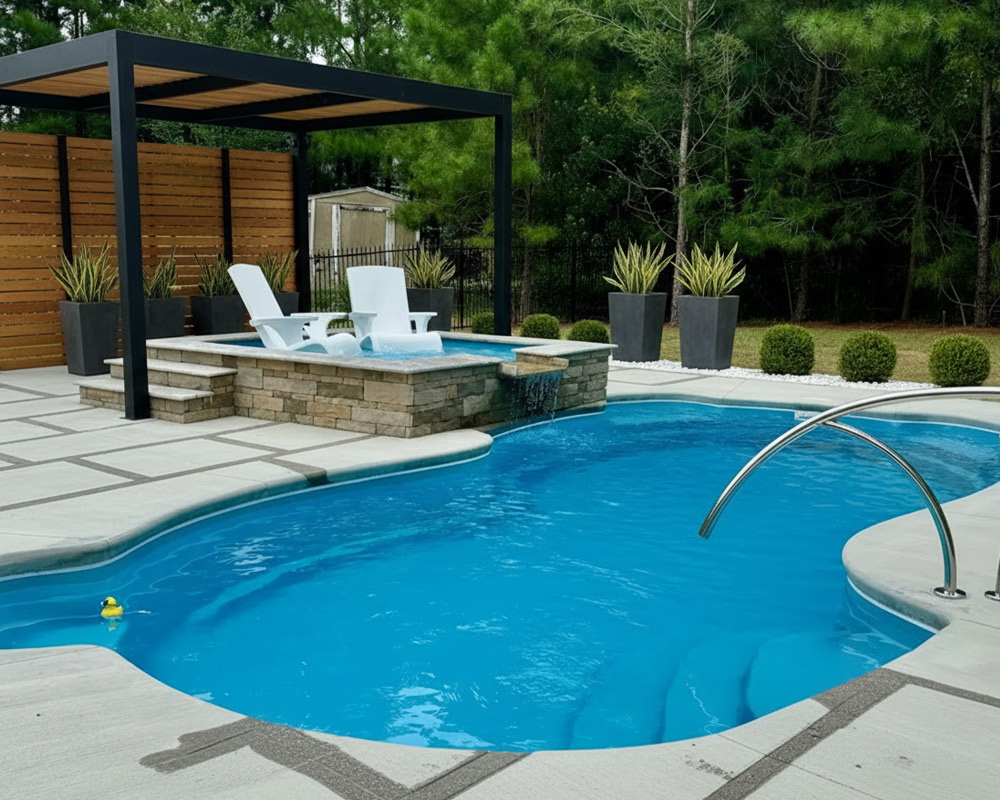 roatan fiberglass pool for sale